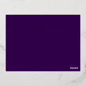 カクテル 箔シーズンポストカード (裏面)