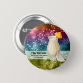 カクテル 缶バッジ (正面&裏面)