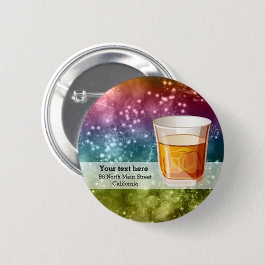 カクテル 缶バッジ (正面&裏面)