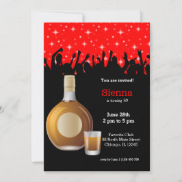 カクテル * 背景色を選択 招待状