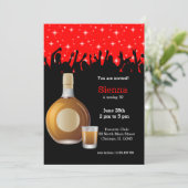 カクテル * 背景色を選択 招待状 (スタンド正面)