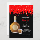 カクテル * 背景色を選択 招待状 (正面/裏面)