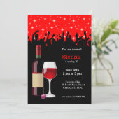 カクテル * 背景色を選択 招待状 (スタンド正面)