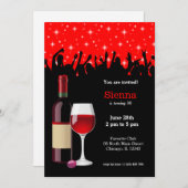 カクテル * 背景色を選択 招待状 (正面/裏面)