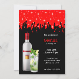 カクテル * 背景色を選択 招待状