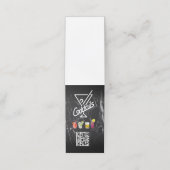 カクテル | QRコード |追加カスタム ロイヤリティカード (外部開封)