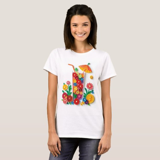 カクテル Tシャツ (正面フル)