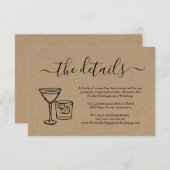 カクテル Toast 情報 詳細 封入カード エンクロージャーカード (正面/裏面)