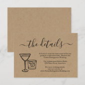 カクテル Toast 情報 詳細 封入 カード (正面/裏面)