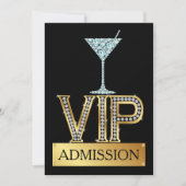 カクテルVIPアドミッション招待状 招待状 (正面)