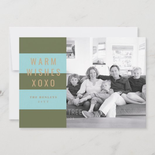 カクトビクホリデーフォトカード シーズンカード (正面)