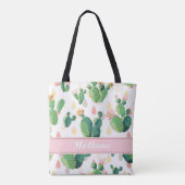 カクパーソナライズされたタスプリントトート トートバッグ (裏面)