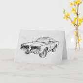 カクラシックースケッチIV カード (黄色い花)