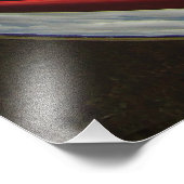 カクラシックーズレッドコルベット前面GoProワイドアングル フォトプリント (角)