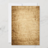 カクラシックーヴィンテージベビーシャワー招待状 招待状 (裏面)