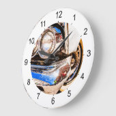 カクラシックー美しい ラージ壁時計 (傾斜)