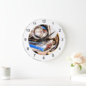 カクラシックー美しい ラージ壁時計 (ホーム)