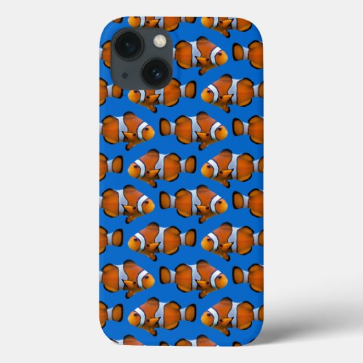 カクレクマノミの狂乱 iPadケース (青) Case-Mate iPhoneケース (裏面)