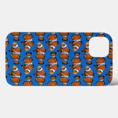 カクレクマノミの狂乱 iPadケース (青) Case-Mate iPhoneケース (裏面 (横))