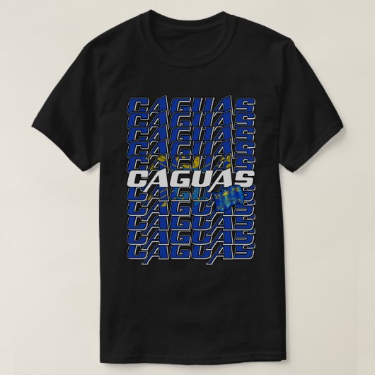 カグアスカスケード文字2 Tシャツ (デザイン正面)