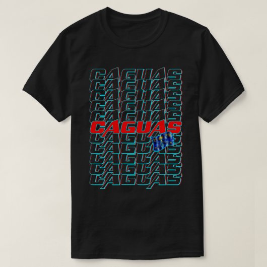カグアスカスケード文字 Tシャツ (デザイン正面)