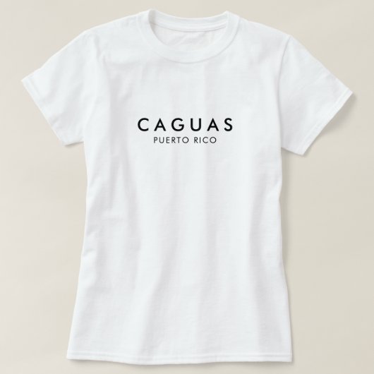 カグアス プエルトリコ Tシャツ (デザイン正面)
