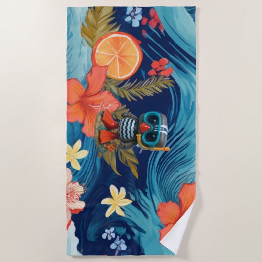 カグスキューバ ビーチタオル (正面)