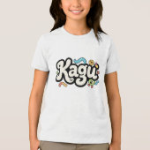 カグトロピカルスマイル 子供へ トライブレンドTシャツ (正面)