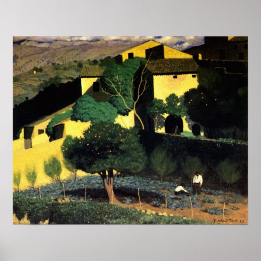 カグネスの柑橘系庭園ポスター ポスター (正面)