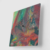 カケスのカケスの閉店 スクエア壁時計 (傾斜)