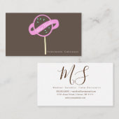 カケポップロゴバナーケーキデコレーター渦巻き 名刺 (正面/裏面)