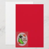 カコリト・フェリズ・ナヴィダッド 便箋 (正面/裏面)