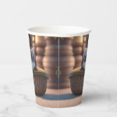 カゴに可愛いベビー-カスタム子供 紙コップ (右)