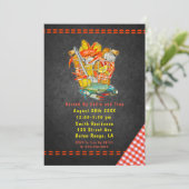 カゴカニ煮沸パーティの招待状 招待状 (スタンド正面)