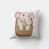 カゴ付き象 クッション (裏面)