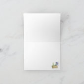 カゴ付アクアウォーターカラー自転車 カード (内部)