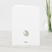 カゴ・イースターにかわいいチンチラ シーズンカード (裏面)