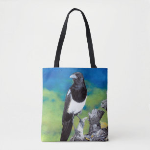 カササギのカラフルなCorvidのバッグ トートバッグ