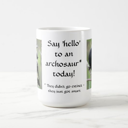 カササギの主竜類のマグ コーヒーマグカップ (中央)