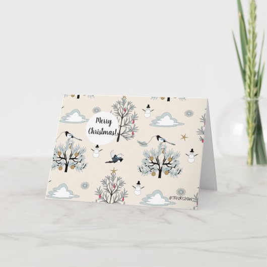 カササギの休日 カード (正面)