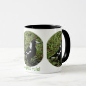 カササギの規則のマグ マグカップ (正面右)