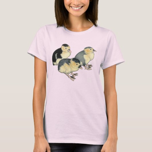 カササギガモの雛 Tシャツ (正面)