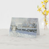 カササギクロード・モネ カード (黄色い花)