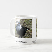 カササギフエガラス コーヒーマグカップ (正面左)