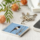 カササギ キーホルダー (側面)