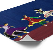 カサックダンサーズミニチュアプリント ポスター (角)