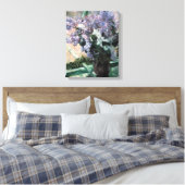カサットの「窓のライラック」 キャンバスプリント (インサイチュ (寝室))