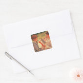 カサット夫人読は孫に1888年 スクエアシール (封筒)