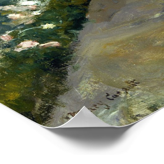 カサット – 庭の子供たち(ナース) ポスター (角)