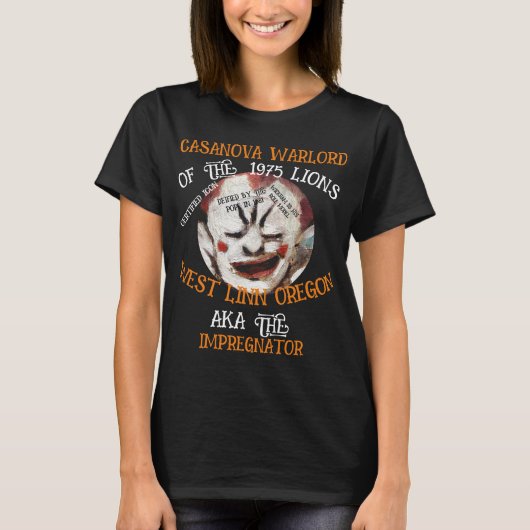 カサノバ ウォーロード モレス ウェスト リン オレゴン州 Tシャツ (正面)